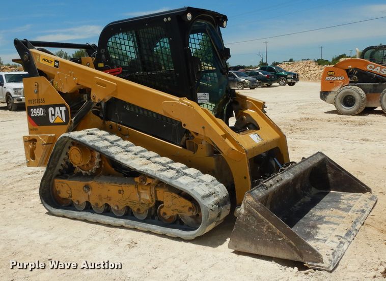image for item DG6791 2018 Caterpillar 299D2  tracked skid steer loader