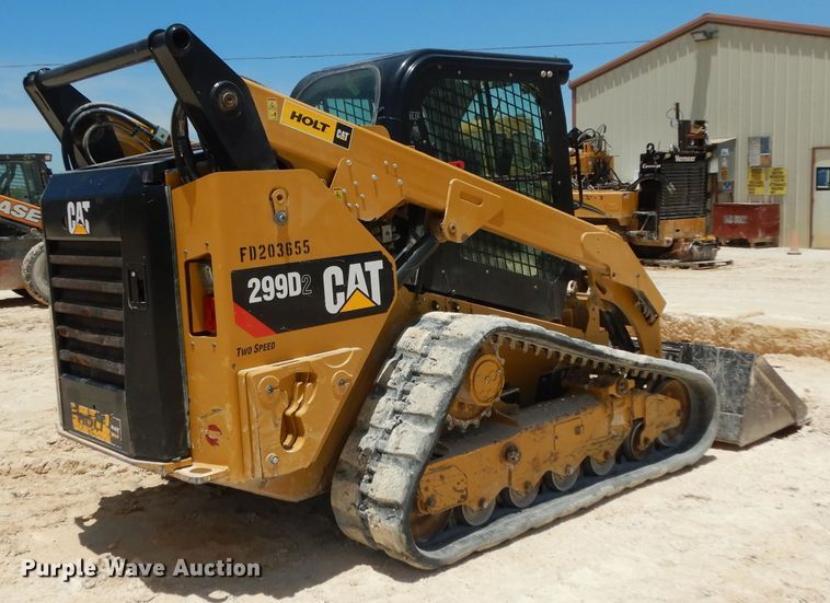 image for item DG6791 2018 Caterpillar 299D2  tracked skid steer loader