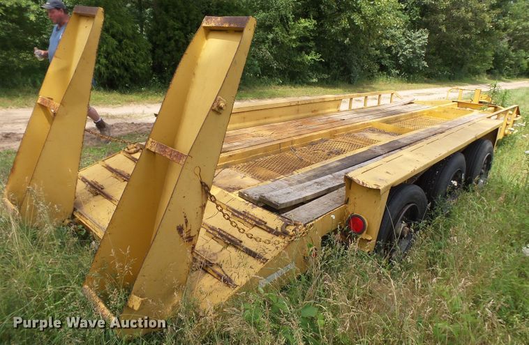 image for item DH3770 1998 Belshe DB18 equipment trailer