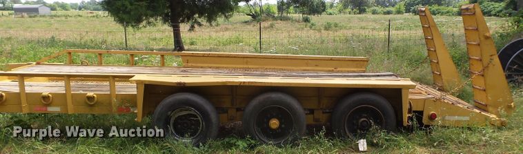 image for item DH3770 1998 Belshe DB18 equipment trailer