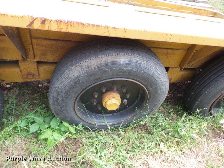 image for item DH3770 1998 Belshe DB18 equipment trailer