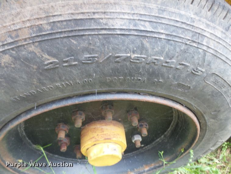 image for item DH3770 1998 Belshe DB18 equipment trailer