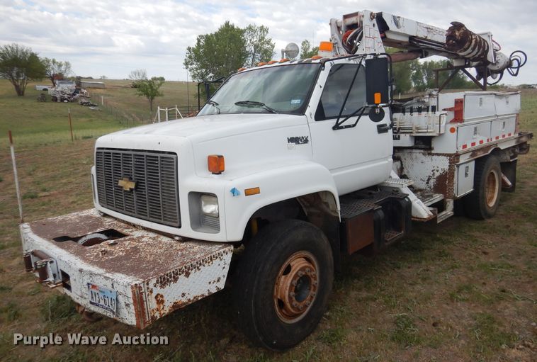 image for item DI0112 1994 Chevrolet Kodiak C5500  digger derrick truck