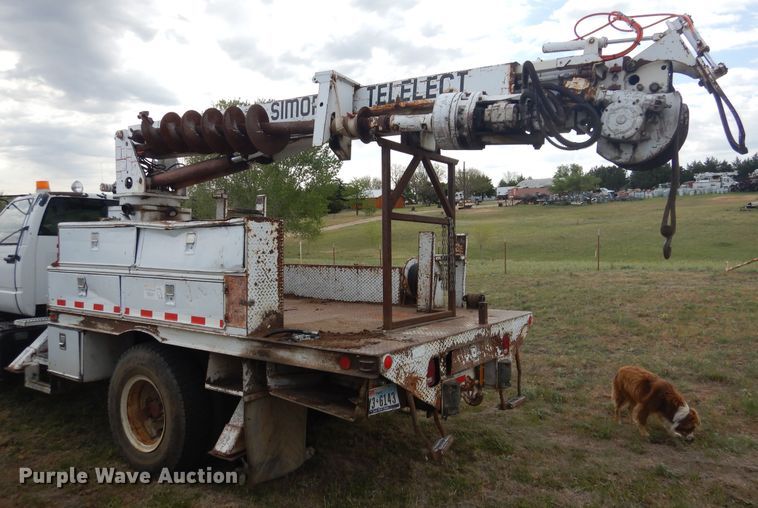 image for item DI0112 1994 Chevrolet Kodiak C5500  digger derrick truck