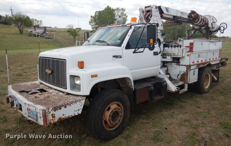 image for item DI0112 1994 Chevrolet Kodiak C5500  digger derrick truck