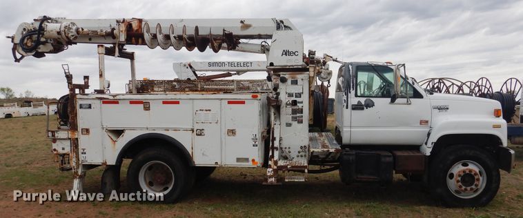 image for item DI0113 1996 Chevrolet Kodiak C6500  digger derrick truck
