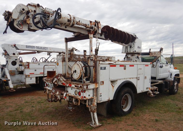 image for item DI0113 1996 Chevrolet Kodiak C6500  digger derrick truck