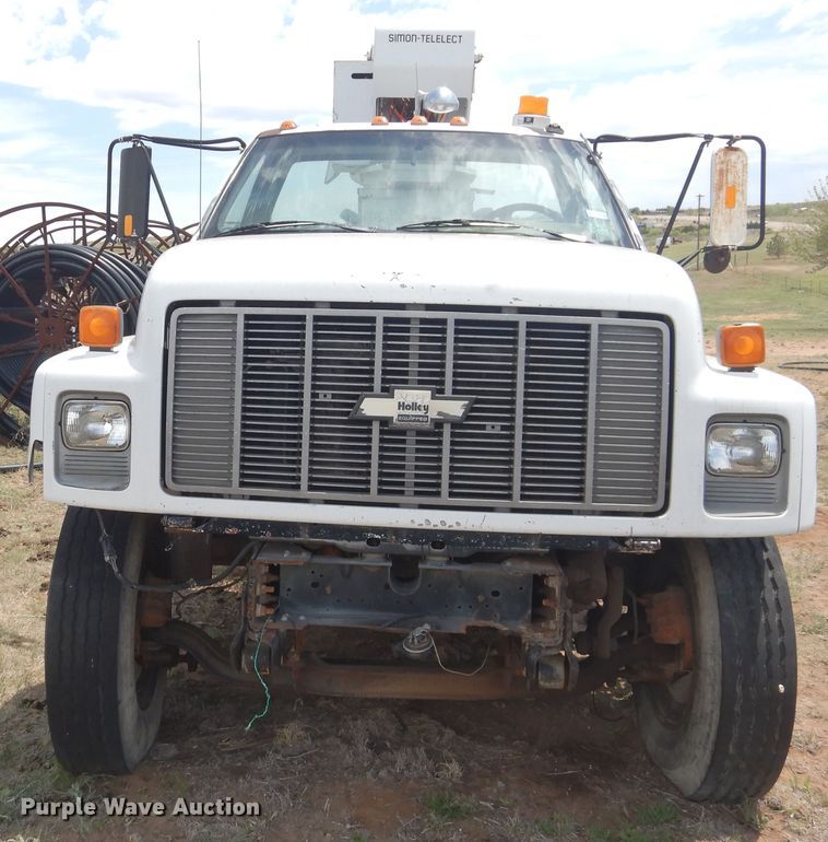 image for item DI0115 1994 Chevrolet Kodiak C5500  digger derrick truck