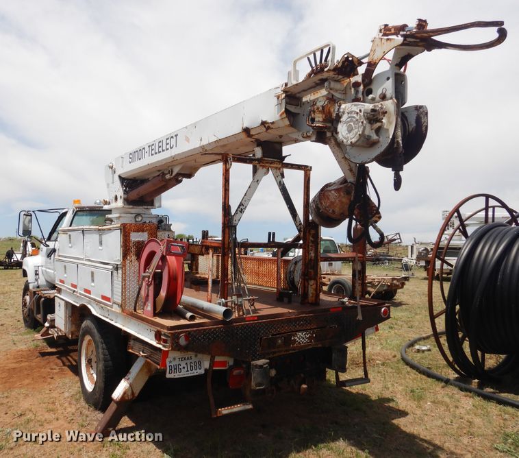 image for item DI0115 1994 Chevrolet Kodiak C5500  digger derrick truck