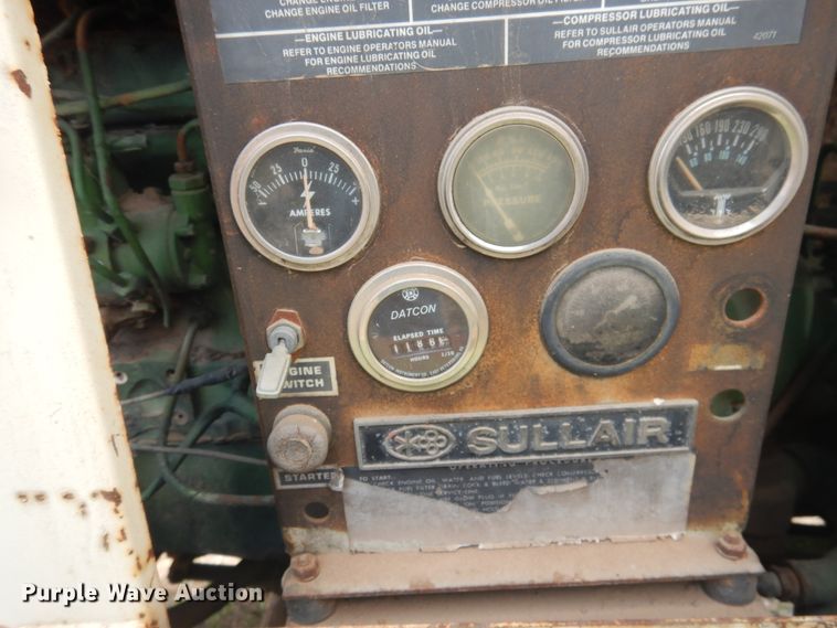 image for item DI0120 Sullair 125DPQ air compressor