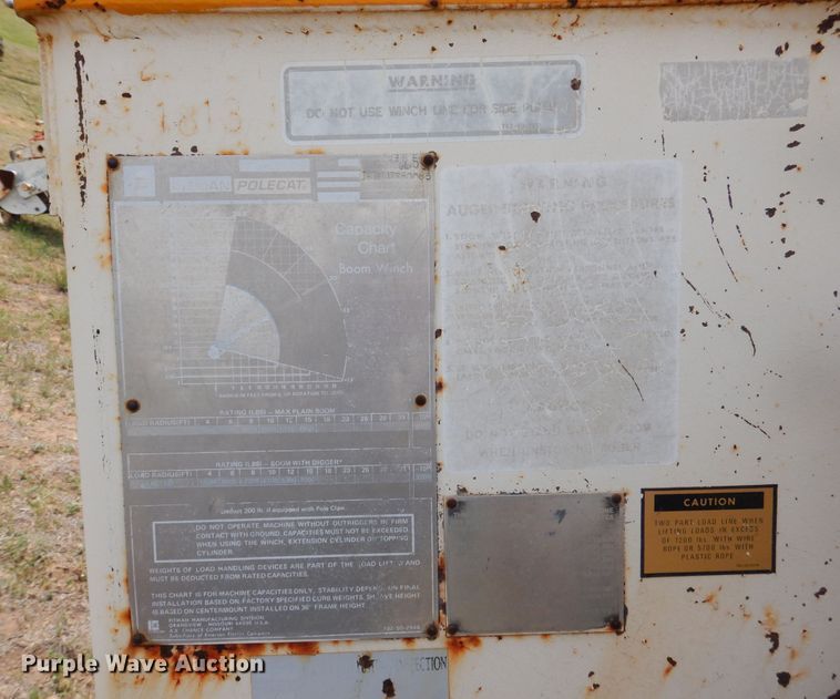 image for item DI0133 Pitman Polecat 14EPEGLN0S boom