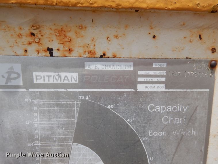 image for item DI0133 Pitman Polecat 14EPEGLN0S boom