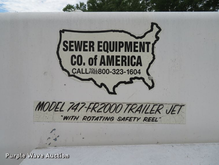 image for item DI2232 Sewer Equipment Company 747-FR2000 sewer jetter