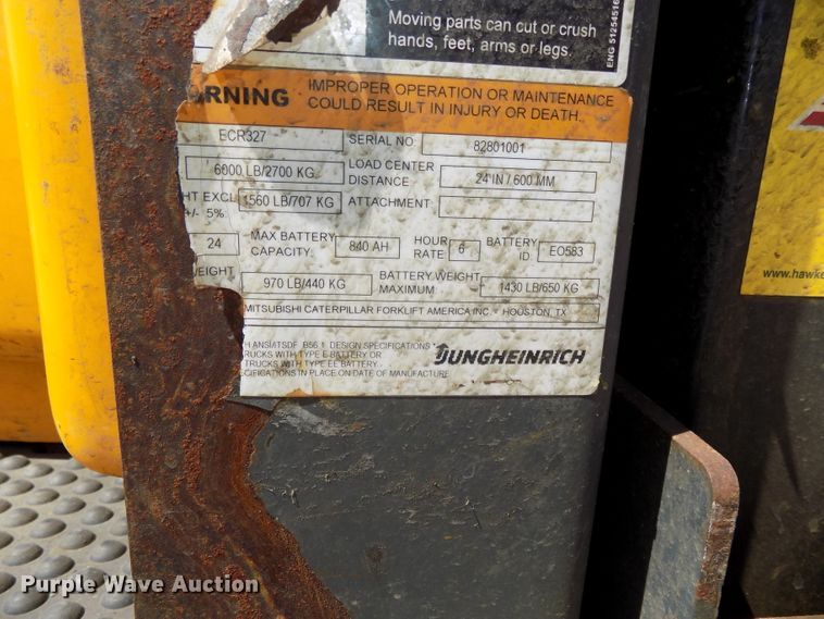 image for item DO9331 Jungheinrich ECR327 pallet jack