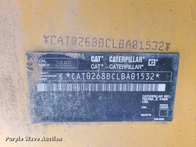 image for item EL9814 2006 Caterpillar 268B  skid steer loader