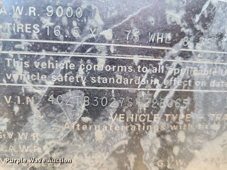 image for item EL9815 CZ Engineering equipment trailer