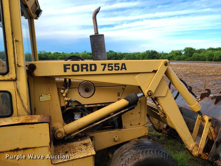 image for item EL9820 Ford 755A  backhoe