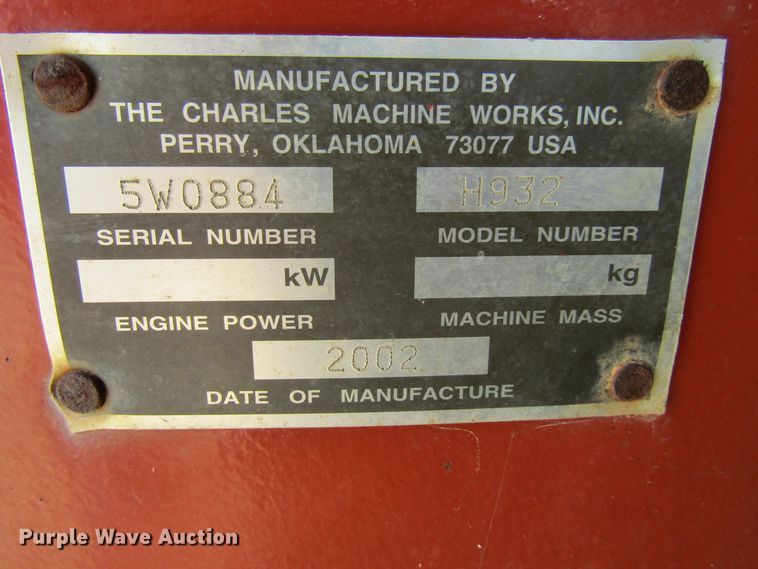 image for item FD9453 2001 Ditch Witch RT115  cable plow