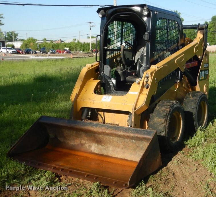image for item GA9021 2015 Caterpillar 242D  skid steer loader