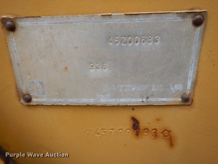 image for item GA9029 1984 Caterpillar 936  wheel loader