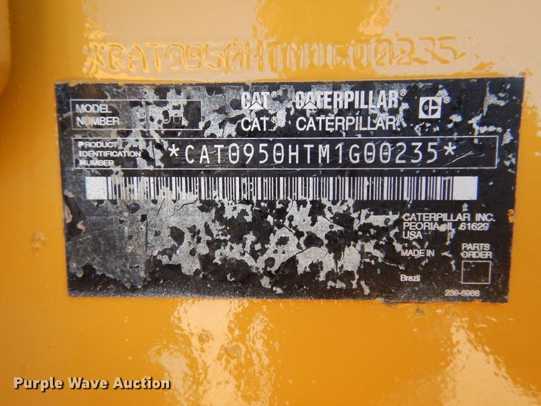 image for item GE9453 2006 Caterpillar 950H  wheel loader