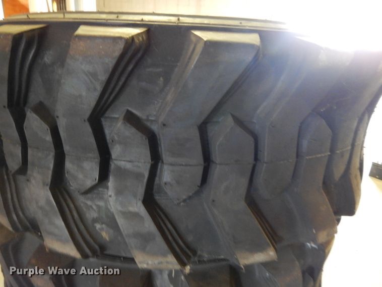 image for item GH9848 (4) Marcher 12-16.5 skid steer tires
