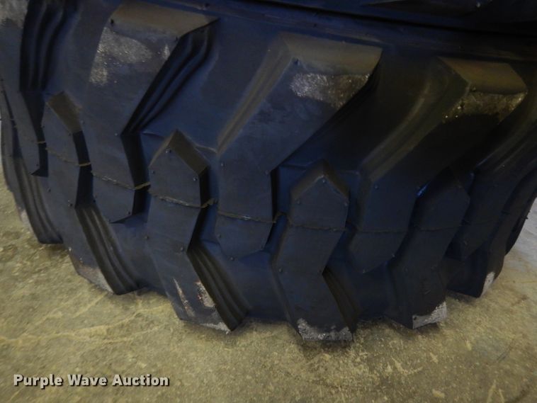 image for item GH9849 (4) Marcher 12-16.5 skid steer tires