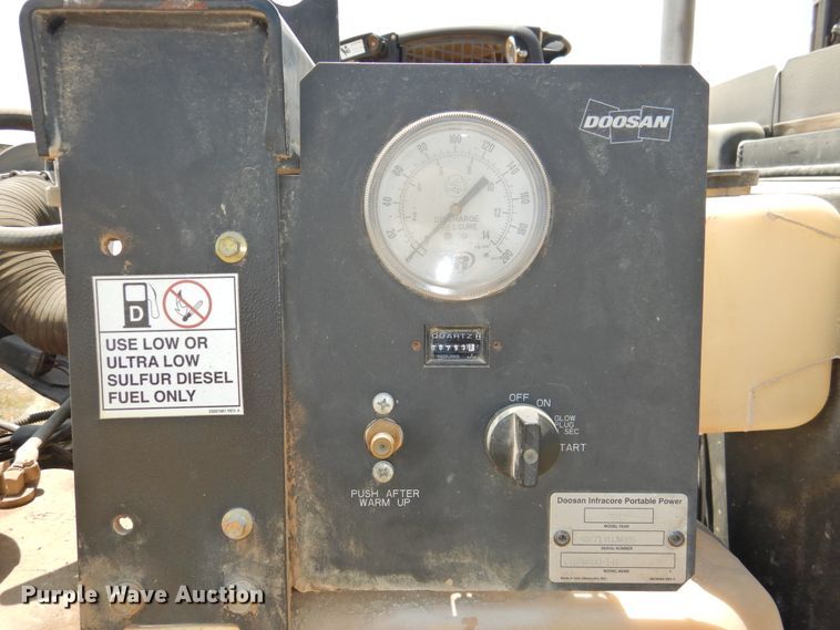 image for item GN9896 2012 Ingersoll Rand C185WKUB-T4I  air compressor