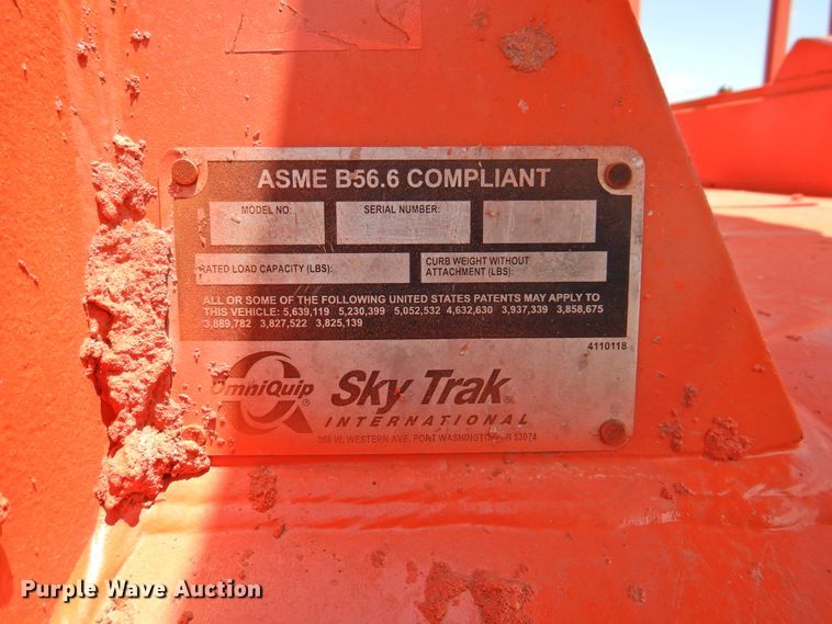 image for item GN9897 2005 SkyTrak 6036  telehandler