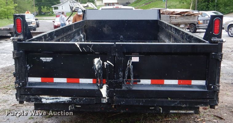 image for item GO9673 2020 Sure Trac ST8216HL0D-B-140 dump trailer
