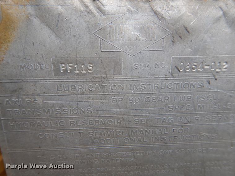 image for item GO9687 Blaw Knox PF-115  paver