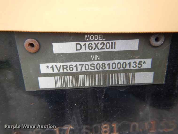 image for item GO9696 2008 Vermeer D16X20 Series II  directional boring unit