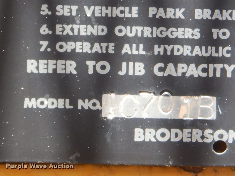 image for item GP9158 Roderson 1C701B  carry deck crane