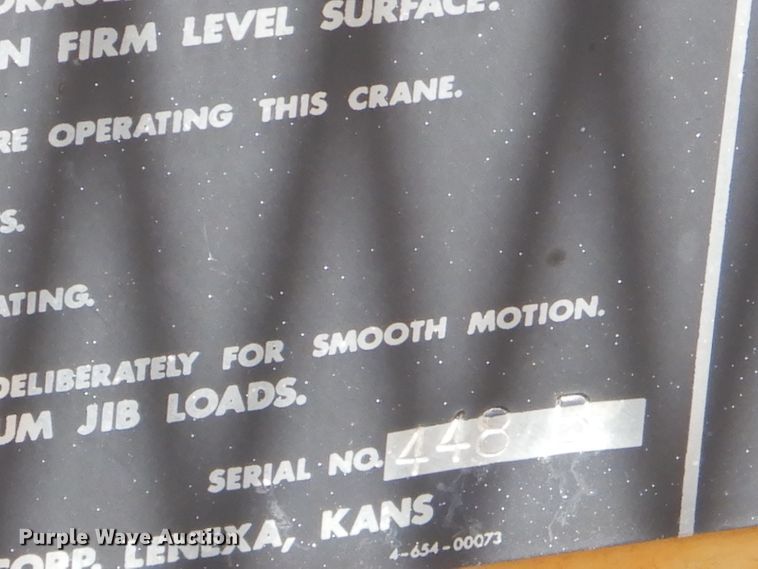 image for item GP9158 Roderson 1C701B  carry deck crane