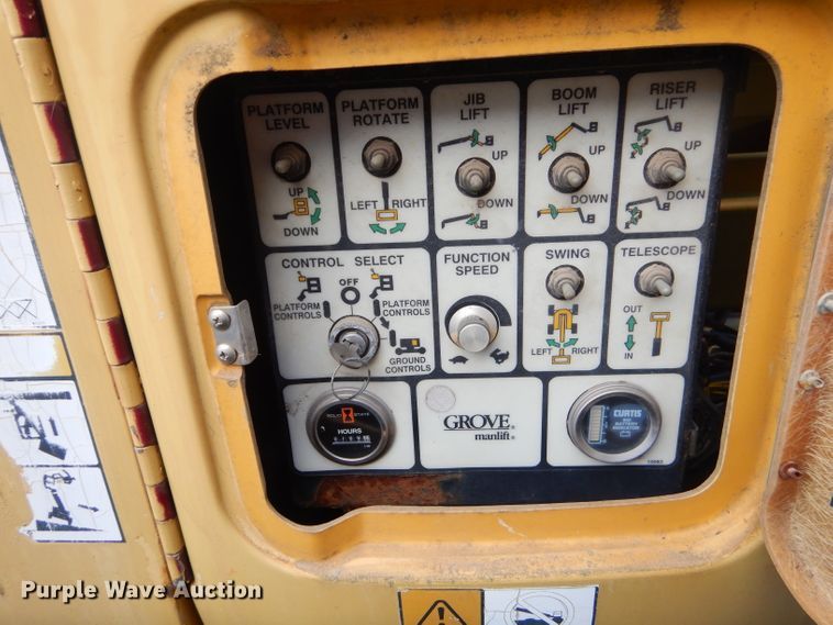 image for item GP9163 1997 Grove AMZ51E  boom lift