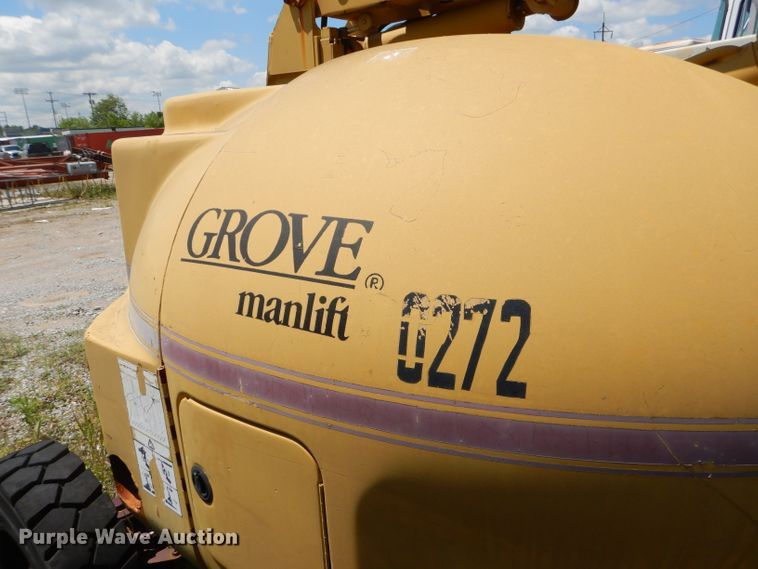 image for item GP9163 1997 Grove AMZ51E  boom lift