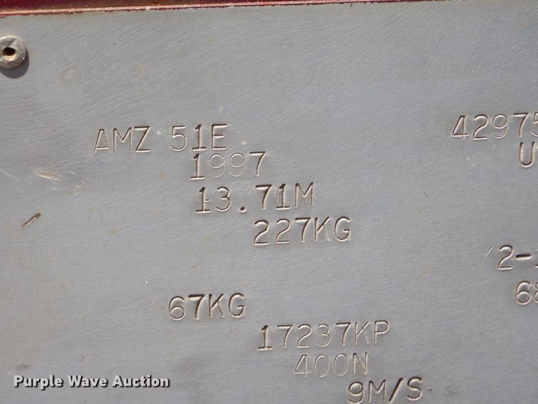 image for item GP9163 1997 Grove AMZ51E  boom lift