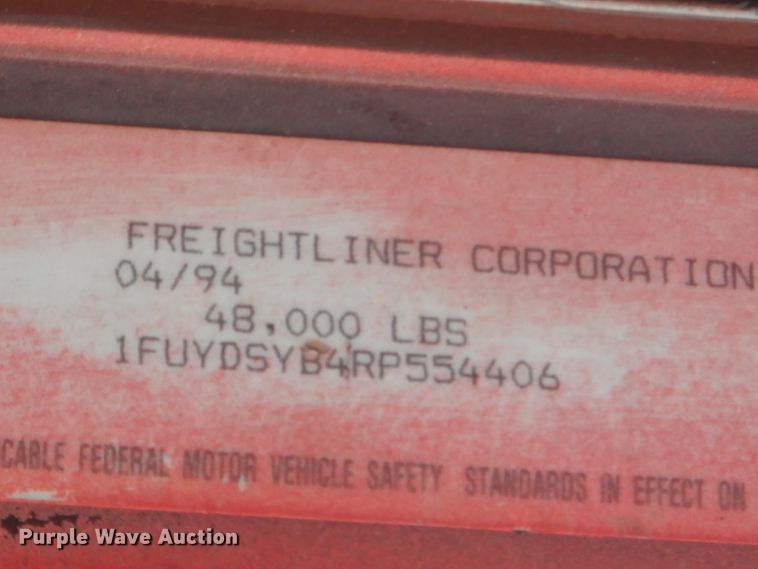 image for item GP9198 1994 Freightliner FLD  dump truck