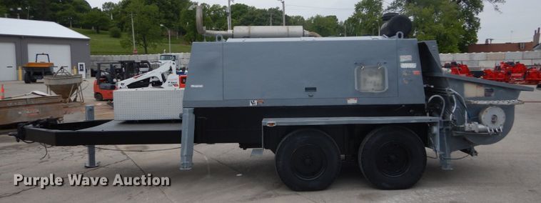 image for item GV9002 1986 Putzmeister concrete pump trailer