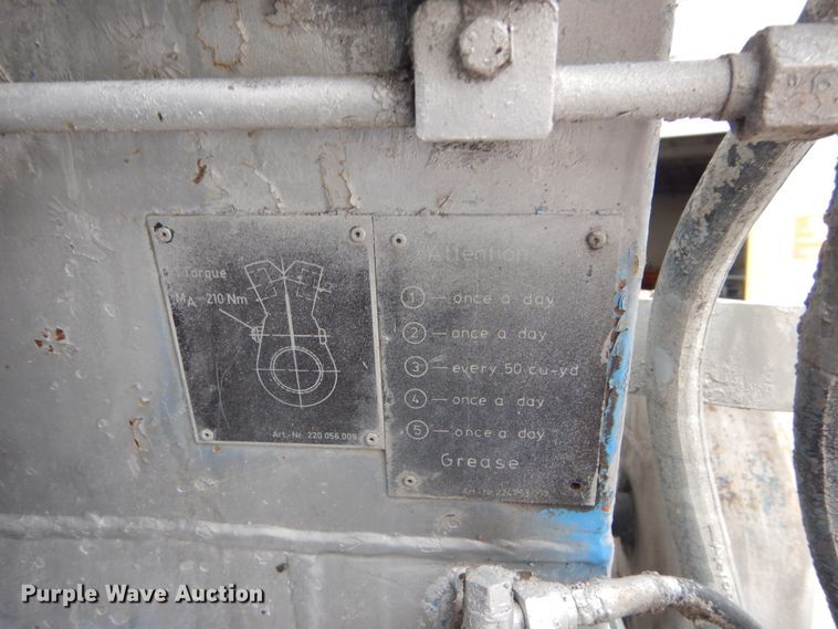 image for item GV9002 1986 Putzmeister concrete pump trailer