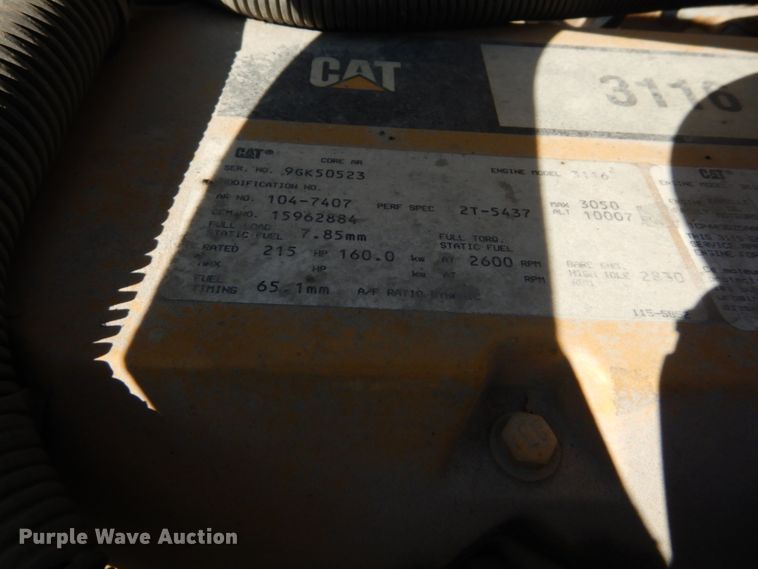 image for item GV9046 1997 Chevrolet C7500  flatbed truck