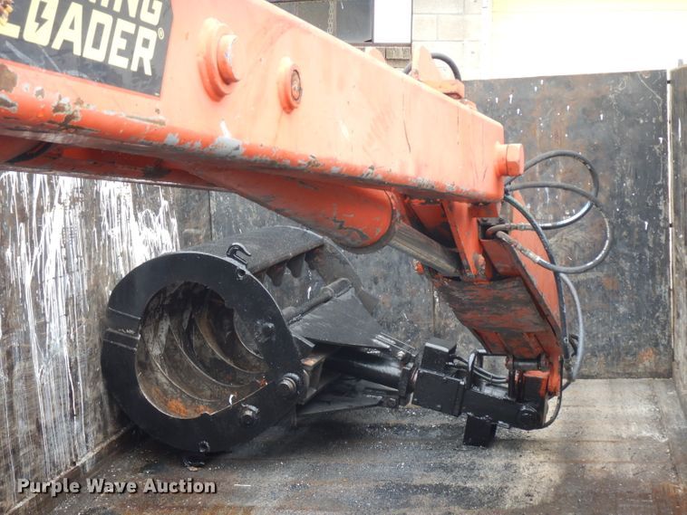 image for item GW9119 1999 Ford F800 dump truck with crane