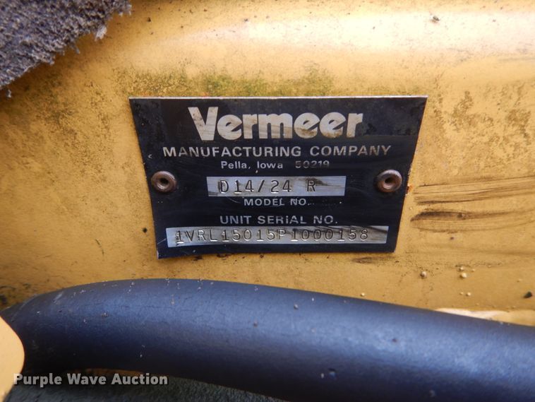 image for item GW9917 1993 Vermeer D14/24R  directional boring unit