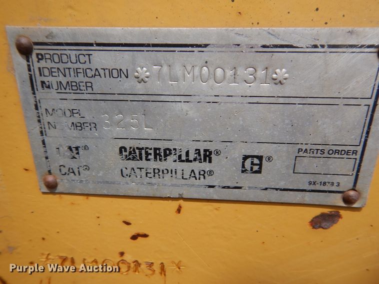 image for item GW9929 1994 Caterpillar 325 L  excavator