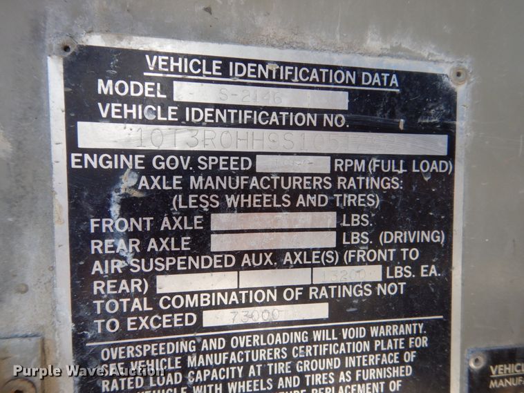 image for item GW9937 1995 Oshkosh S- Series  ready mix truck