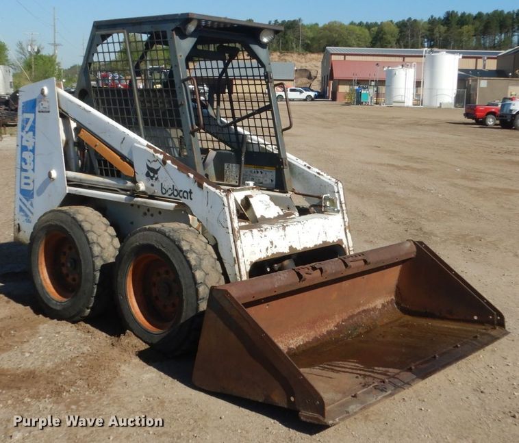 image for item GW9938 1994 Bobcat 743B  skid steer loader