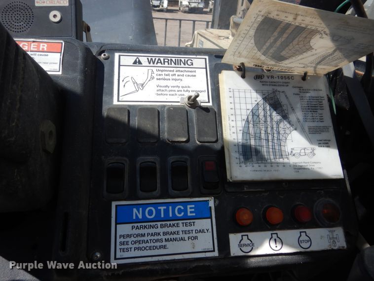 image for item GW9939 Ingersoll Rand VR-1056C  telehandler
