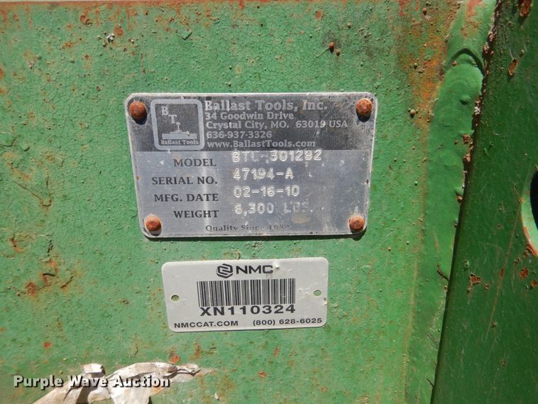 image for item GW9952 Ballast Tools BTL-301292 under cutter