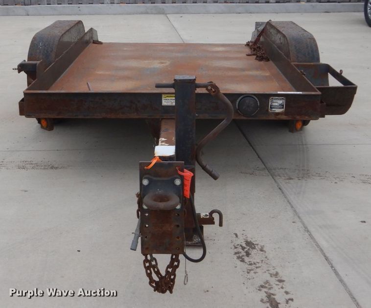 image for item GW9959 2014 Butler tilt deck utility trailer