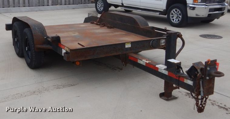 image for item GW9959 2014 Butler tilt deck utility trailer